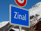 Zinal and chalets