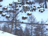 View of Chalet Anna from mountainside