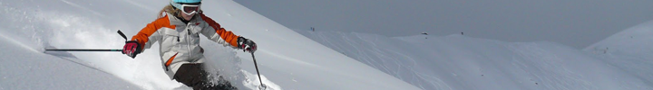 Skiing in Zinal
